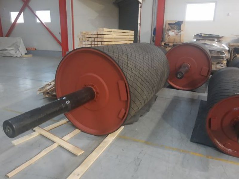 image AANDRIJFTROMMELS VOOR BANDTRANSPORTOREN  LINTER